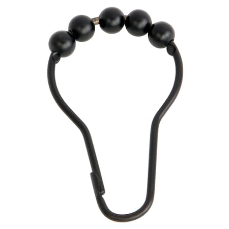 Kingston Brass SRCR125 Edenscape Roller Ball Shower Curtain Rings (12Pcs/Set), Bronze SRCR125